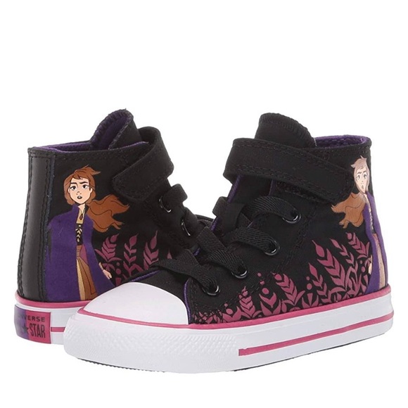 NWT Converse X Disney Frozen 2 Anna High Sneakers - Picture 1 of 12